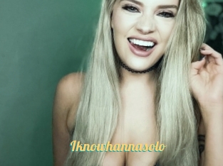 Iknowhannasolo